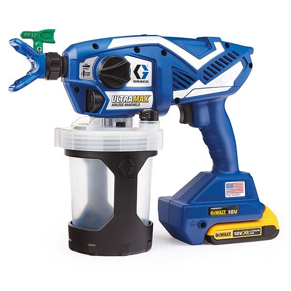 グラコ ULTRA MAX コードレスエアレスハンドヘルド 水性・溶剤両用