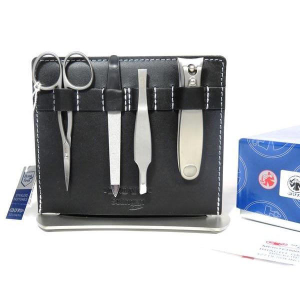 ドボ マニキュア・グルーミングセット 本皮巻スチールスタンド付  