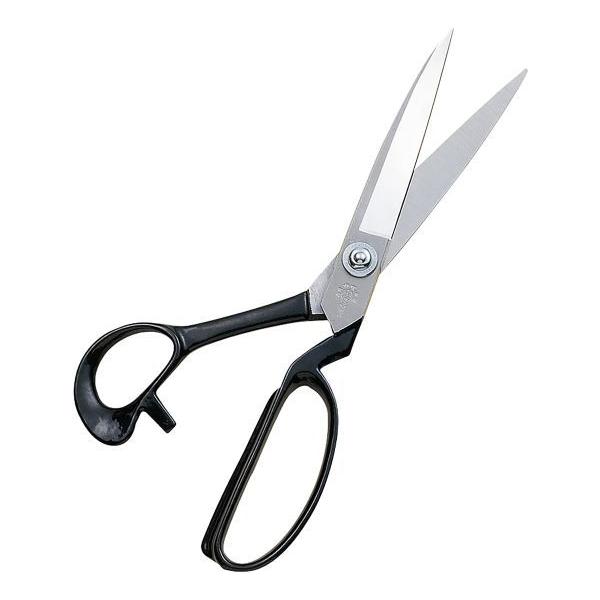 庄三郎 裁ちハサミ24cm ステンレス刃物鋼全長240mm、200g(STS-SS)全体を細く仕上げて軽量化、スムースな切味が楽しめます刃先の角度をより鋭利（30°）にしてあるため布に良く食い込むハサミです☆品質完全保証