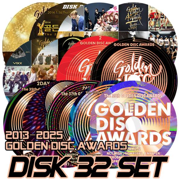 K-POP DVD 2013-2025 Golden Disk Awards 32枚Set BIGBANG/ EXO