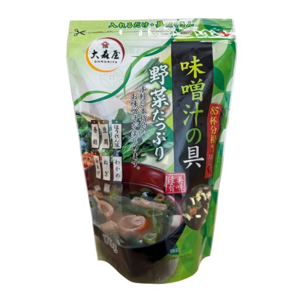 大森屋 味噌汁の具 １７５ｇ（約８５杯分）