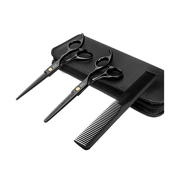 Kyg 散髪ハサミ ヘアカット はさみ カットシザー 2本セット カットバサミ すきバサミ 左右兼用 プロ 美容師 理容師 プロ用高級シザー 専用 Buyee Buyee 日本の通販商品 オークションの代理入札 代理購入