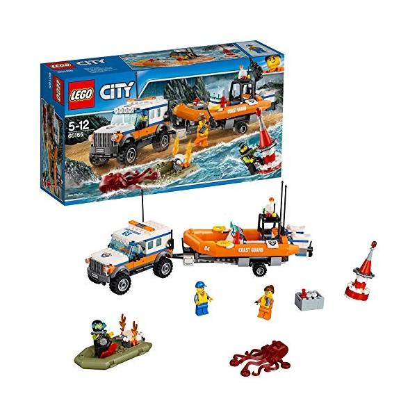 レゴ()シティ 海上レスキューボートと4WDキャリアー 60165