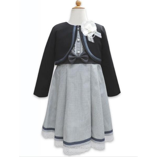 輝く高品質な 女の子130cm Familiarボレロ付ワンピース 超目玉