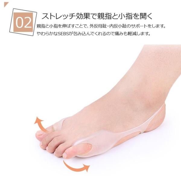 送料無料 メール便 外反母趾 内反小趾同時対策シリコンサポーター 足指 保護 サポーター サック 装具 外反母趾グッズ Buyee Buyee Japanese Proxy Service Buy From Japan Bot Online