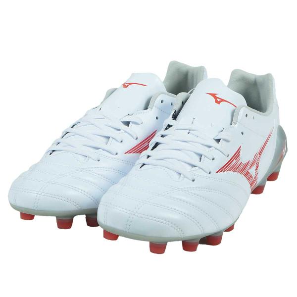 Mizuno サッカーシューズ 日本製 ホワイト/レッド ohshimasp_fu50045