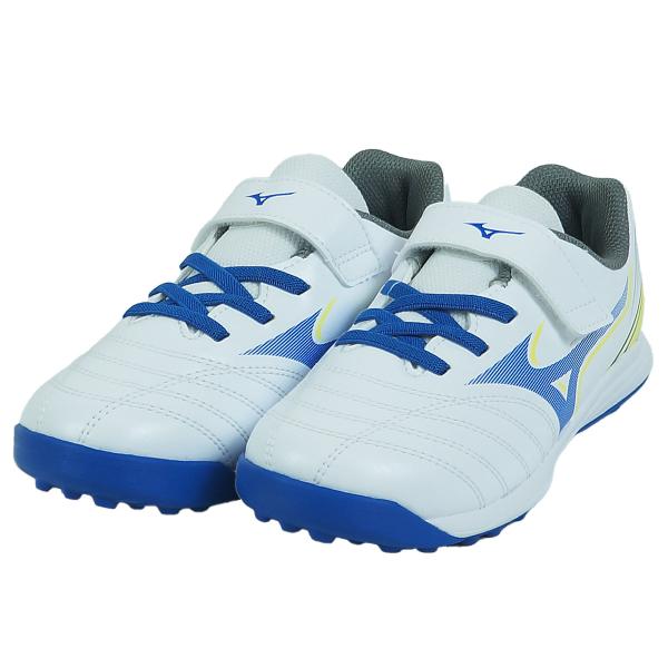 ミズノ サッカー トレーニングシューズ ジュニア アレゴール SB AS P1GE262801 ホワイト ブルー キッズ 子供 靴 MIZUNO 51234