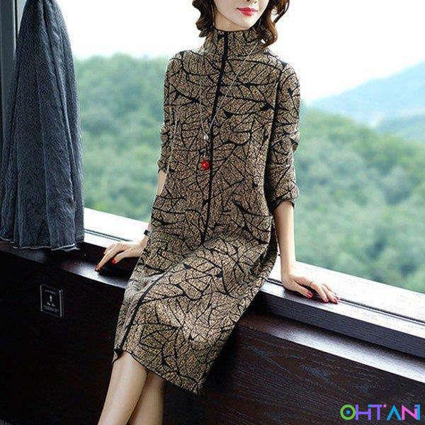 ニットワンピース レディース 40代 ロング コーデ 秋冬 長袖 カットソー セーター マキシワンピース きれいめ 上品 大きいサイズ おしゃれ 暖かい 着痩せ 新品 無料配達