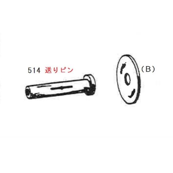 ニッピ革漉き用パーツ　514B　座金　取り寄せ品送料別にかかります1,100円