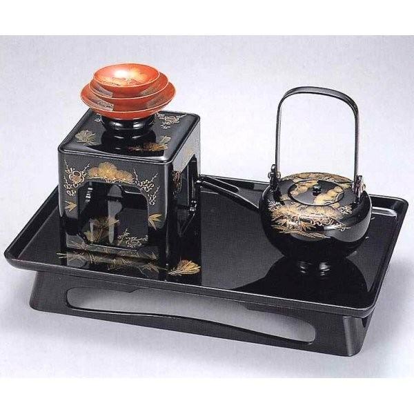漆器 お屠蘇セット 越前漆器 黒 松竹梅沈金 雪才屠蘇器 迎春用品 漆器 お屠蘇セット 越前漆器 黒 松竹梅沈金 雪才屠蘇器 迎春用品