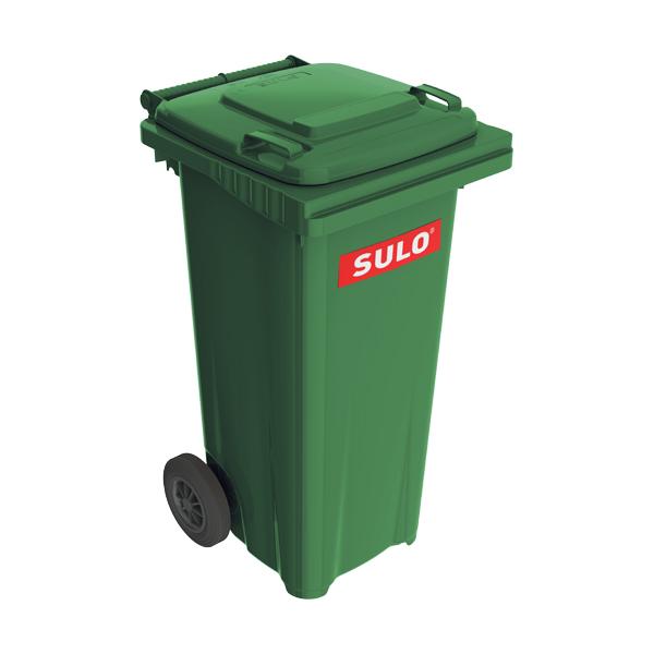 おしゃれな　ゴミ箱　SULO 120L　キャスター付　グリーン　ドイツ製