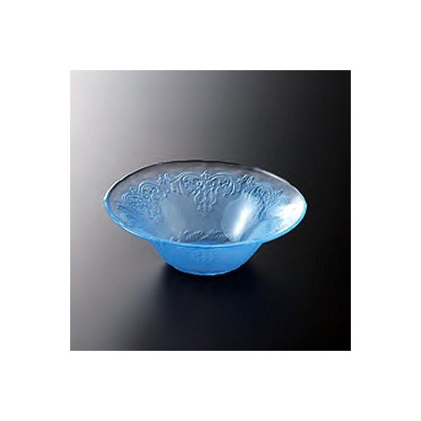 かき氷 デザート ガラスボール  フィオーナ　15.5cm （ブルー）