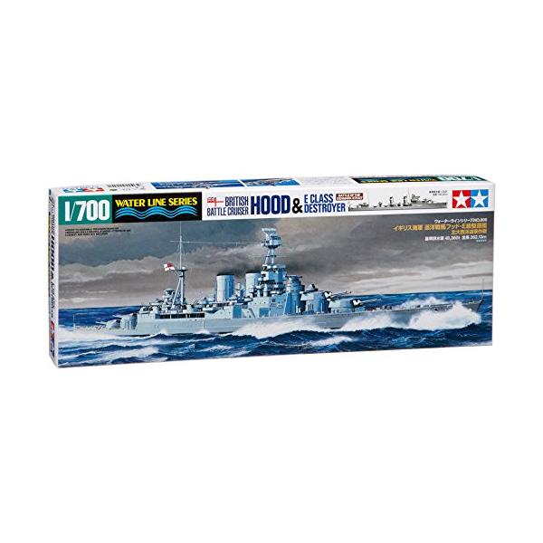 タミヤ 1/700 ウォーターラインシリーズ No.806 イギリス海軍 巡洋戦艦 フッド・E級駆逐艦 北大西洋追撃作戦 プラモデル 31806 2mvetro oidemai_mu560f6db7ef
