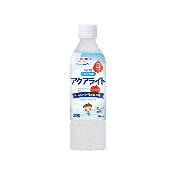 他サイト： 和光堂 ベビーのじかん アクアライトりんご 500ml×24本の商品画像