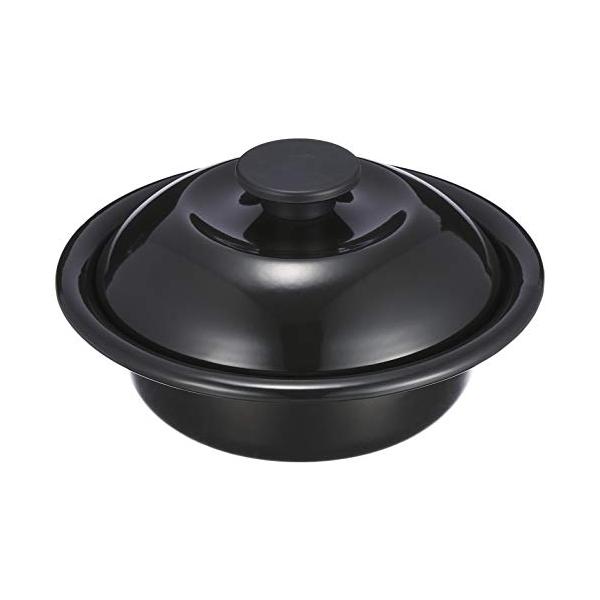 他サイト： 野田琺瑯(Nodahoro) 耐熱鍋 ホーロー ガス火/IH対応 小 一人鍋 ラーメン うどん 日本製 個々鍋 ココナベ 渋黒 KO-19BKの商品画像