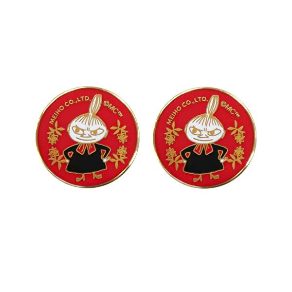 他サイト： メイホウ 明邦 ムーミン 車外用品 ナンバーボルトキャップ リトルミイ 2個セット FS060 レッドの商品画像