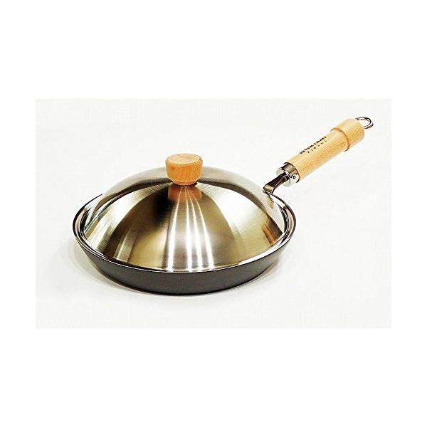 他サイト： リバーライト 極JAPAN 鉄 厚板 フライパン 蓋付きセット 24cm 窒化鉄 窒化加工 IH対応 サビにくい 日本製 JS2324の商品画像