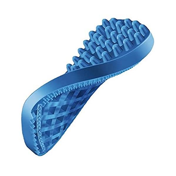 他サイト： ペットアンドミー pet+meラバーブラシ ソフト 短毛用 ブルー ペット用 ソフト短毛用の商品画像