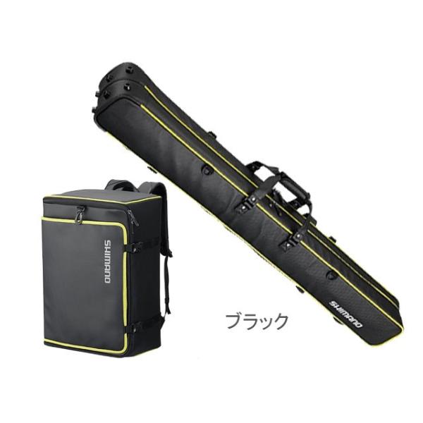 シマノ MOVEBASE へらバッグ43Ｌ・２層へらロッドケースセット