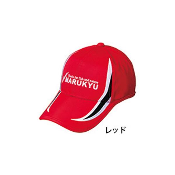 マルキュー（MARUKYU） キャップ 12タイプ レッドxフリーサイズ