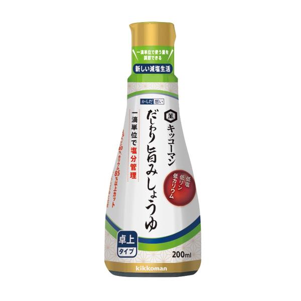 腎臓病食 低塩 低リン 低カリウム からだ想い だしわり旨みしょうゆ 200ml