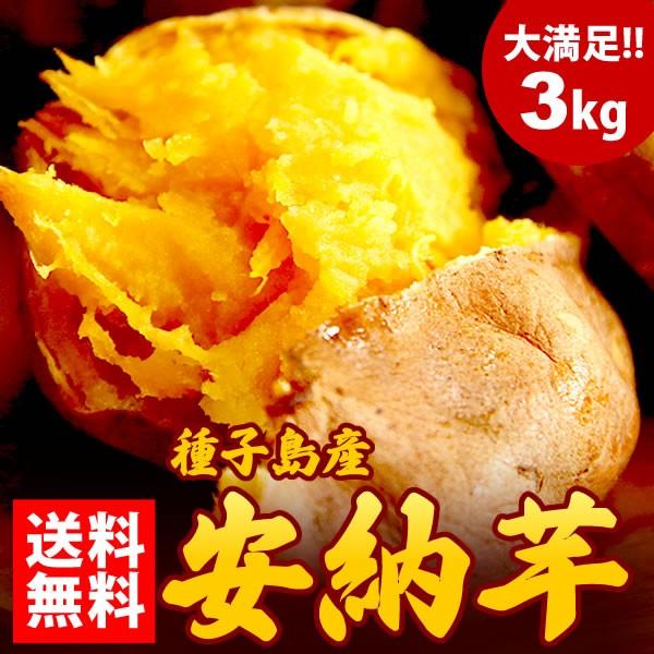 安納芋 さつまいも 種子島産 国産サツマイモ 3kg