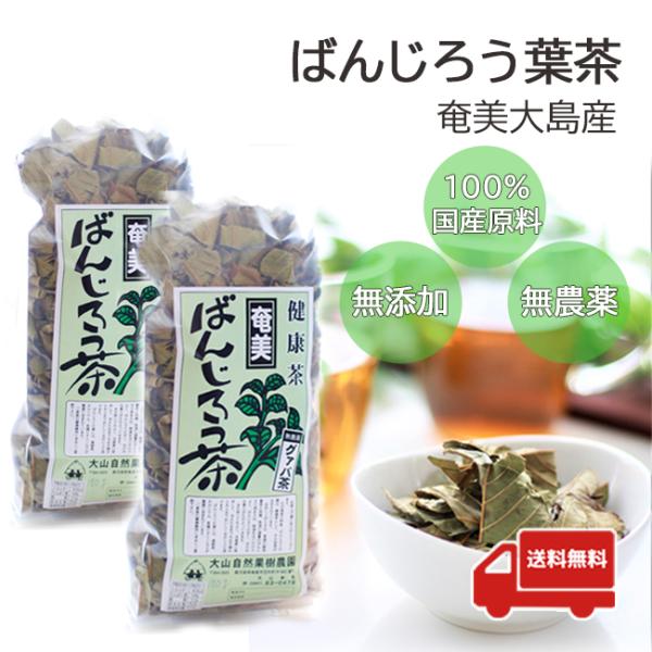 ばんじろう茶 無添加 無農薬 奄美大島産 国産グァバ茶 茶葉100g×2袋