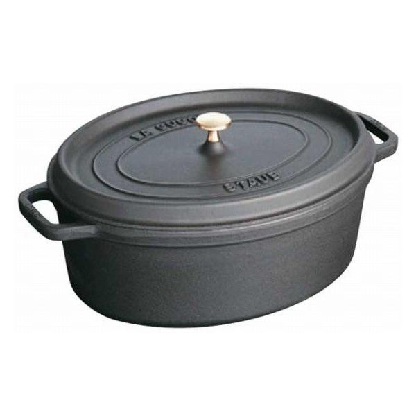 ストウブ ピコ ココット オーバル 29cm [ブラック] (鍋) 価格比較