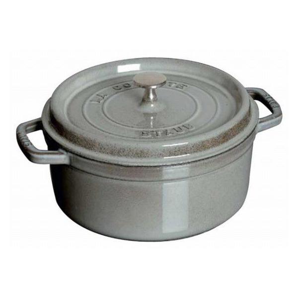 staub★ストウブ ココットラウンド10cm グレー 2個セット ストウブ ピコ ココット ラウンド 10cm [グレー] (鍋) 価格比較