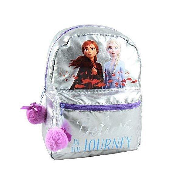 Disney Princess ディズニープリンセス アナと雪の女王 グリッタx ポンポン リュックサック 子供用 女の子用 Backpack Frozen Silver オジコペット 通販 Yahoo ショッピング