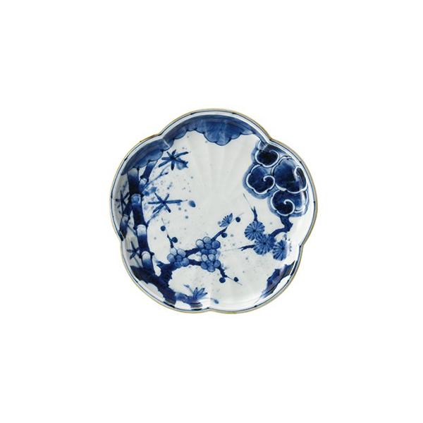 有田染付けシリーズ 松竹梅 花型八寸皿 Indicare Co In