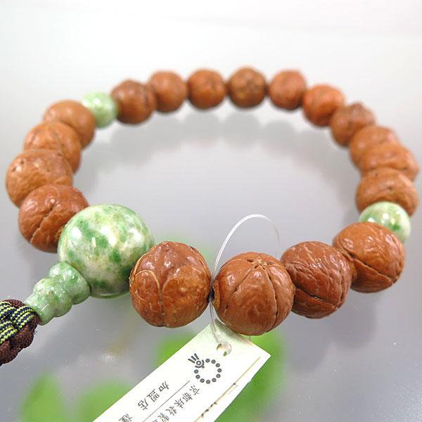 五眼菩提樹　独山玉彫玉 男性用数珠 佛眼菩提樹 18玉 独山玉仕立て : 香源 お数珠専門店