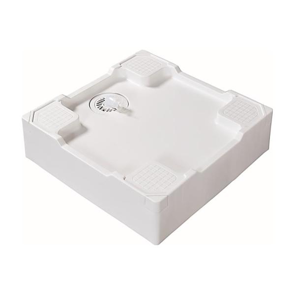 テクノテック 洗濯機用床上配管対応防水パン TPR640N-W3-FN 開口無専用排水トラップ付専用フレキ無 ニューホワイト【送料無料】（同梱・代引不可） ok-depot_153478