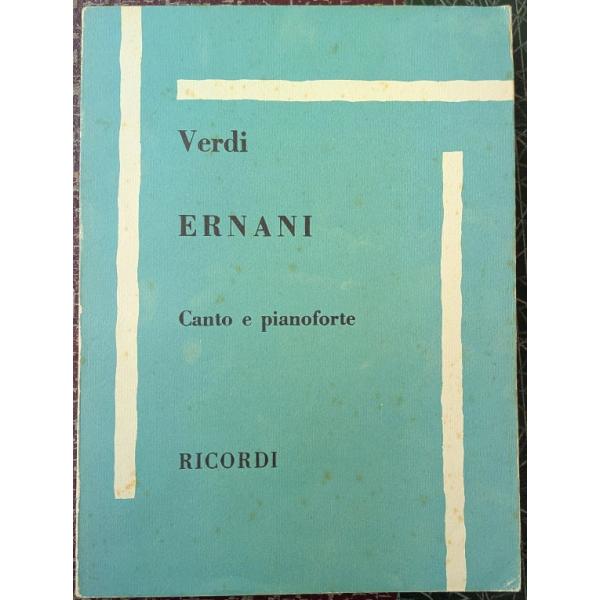 Verdi Ernani canto e pianoforte【中古】