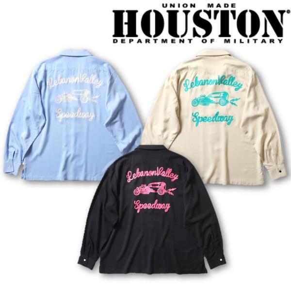 HUSTON ヒューストン　41174　BOWLING L/S SHIRT(LEBANON VALLEY) ボウリング長袖シャツ