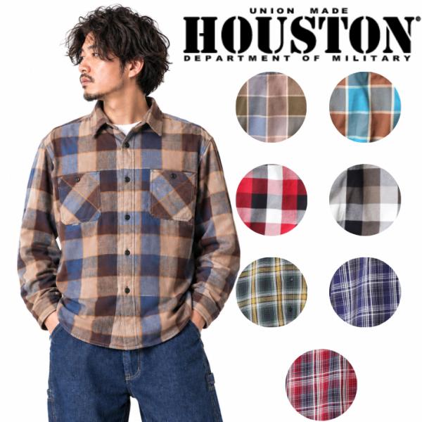 HUSTON ヒューストン　41253　CHECK VIYELLA SHIRT / チェックビエラシャツ