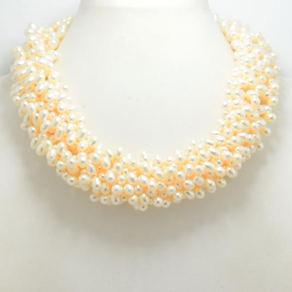 H2854 美品!! ティファニー トルセード 8連パール