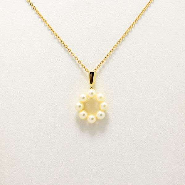 c*y様 新春セール❗️ミキモト8.5-9.0ミリ あこや真珠ネックレス18金 MIKIMOTO（ミキモト） ネックレス サークル あこや真珠 アコヤ パール