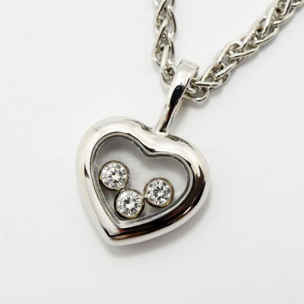 Chopard ショパール ハッピーダイヤモンド 750 K18WG ネックレス ハッピーダイヤモンド ショパール ネックレス Chopard ハート