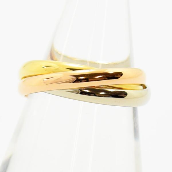 Cartier カルティエ 750トリニティ リング #52 スリーカラー Cartier カルティエ 750トリニティ リング #52 スリーカラー