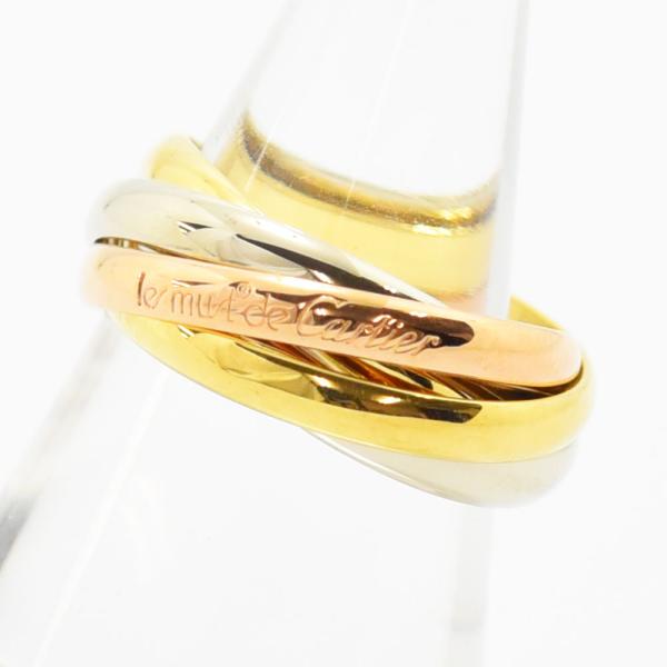 Cartier（カルティエ） リング トリニティ 指輪 スリーカラー 5連 K18