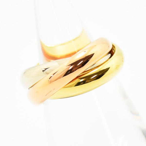 STAX❁Cartier トリニティリング3カラー K18 750 #48 Cartier（カルティエ） リング トリニティ 指輪 スリーカラー 3連 K18