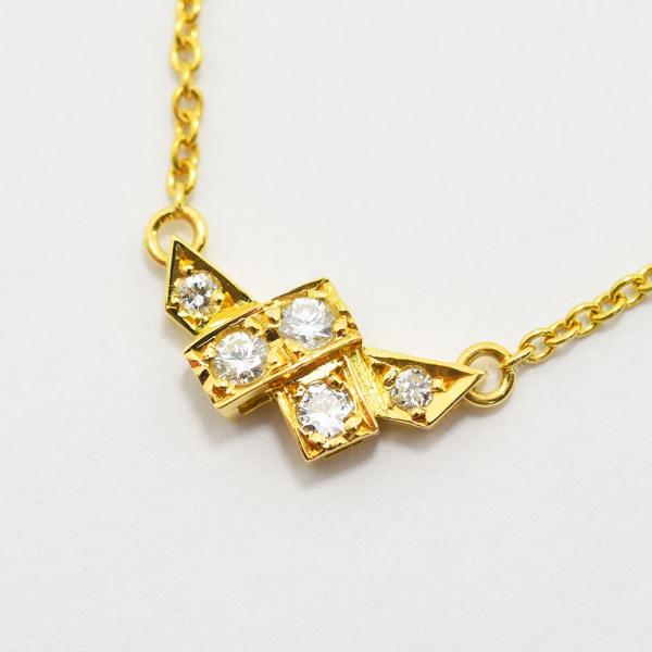 クリスチャンディオールK18YG ダイヤモンド0.55 ネックレス