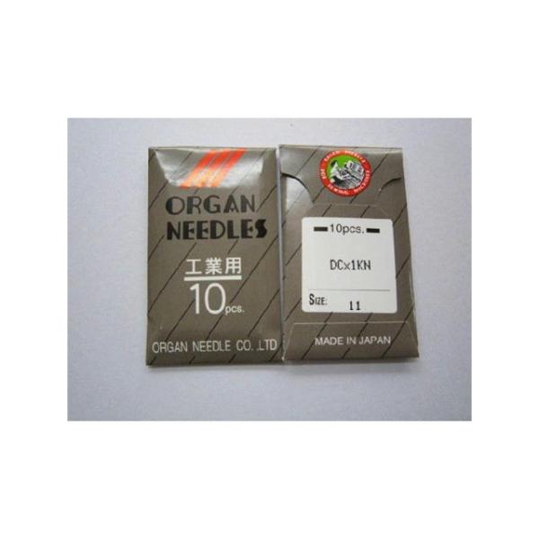 ＤＣ×１ＫＮ１袋１０本入り指定針がＤＣ×１、ＤＣ×２７などと記載されているミシンにご使用いただけます。ニット専用ロックミシン針です。ニット素材の地糸切れ（針穴）を防止します。※ミシンメーカー、機種により使用出来る針が指定されています。ご使用...