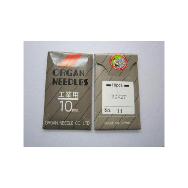 ミシン針 DC×27 目飛び防止 オルガンハリ 工業用ロックミシン針