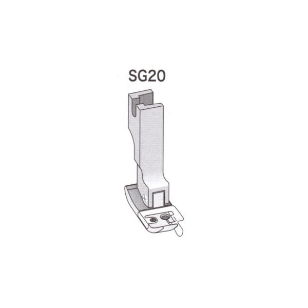 SG20 スプリングガイド付きステッチ押え金 右側ガイド 2.0mm SG-20  スイセイ SUISEI 職業用ミシン 工業用ミシン