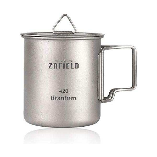 ZAFIELD チタンマグカップ蓋付き