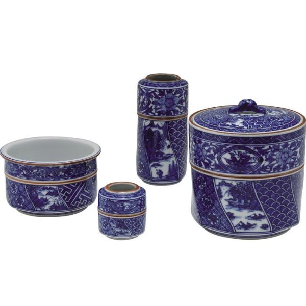 茶道具 皆具 高野昭阿弥作 祥瑞 切立腰捻 : 創業大正七年 お茶の岡田園