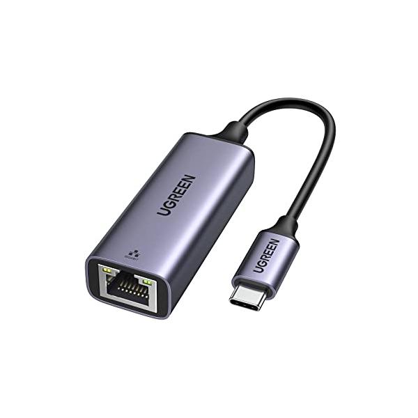 UGREEN USB-C LAN 変換 有線LANアダプター USB-C to RJ45 10/100/1000Mbps超高速 ギガビットイーサ