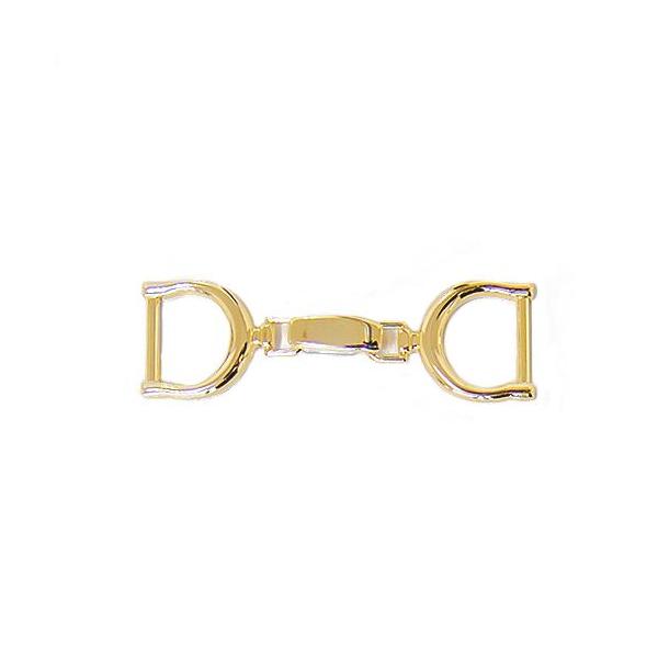 ●素材：ダイカスト●サイズ：全長約97mm　内径約20mm（詳細画像を必ずご確認下さい）※ロット違いにより、数mm異なる場合がございます。予めご了承下さいませ。【商品の詳細】コート等の留め具としてご利用頂ける金属パーツです。高級感のある光沢...